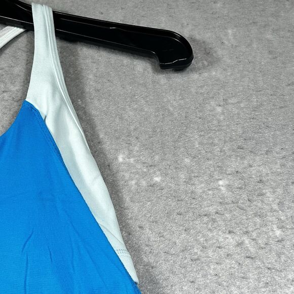 Lululemon Freely Tank Top Womens 4 Blue Built In Sport Bra Gordcore Activewear - Picture 4 of 12